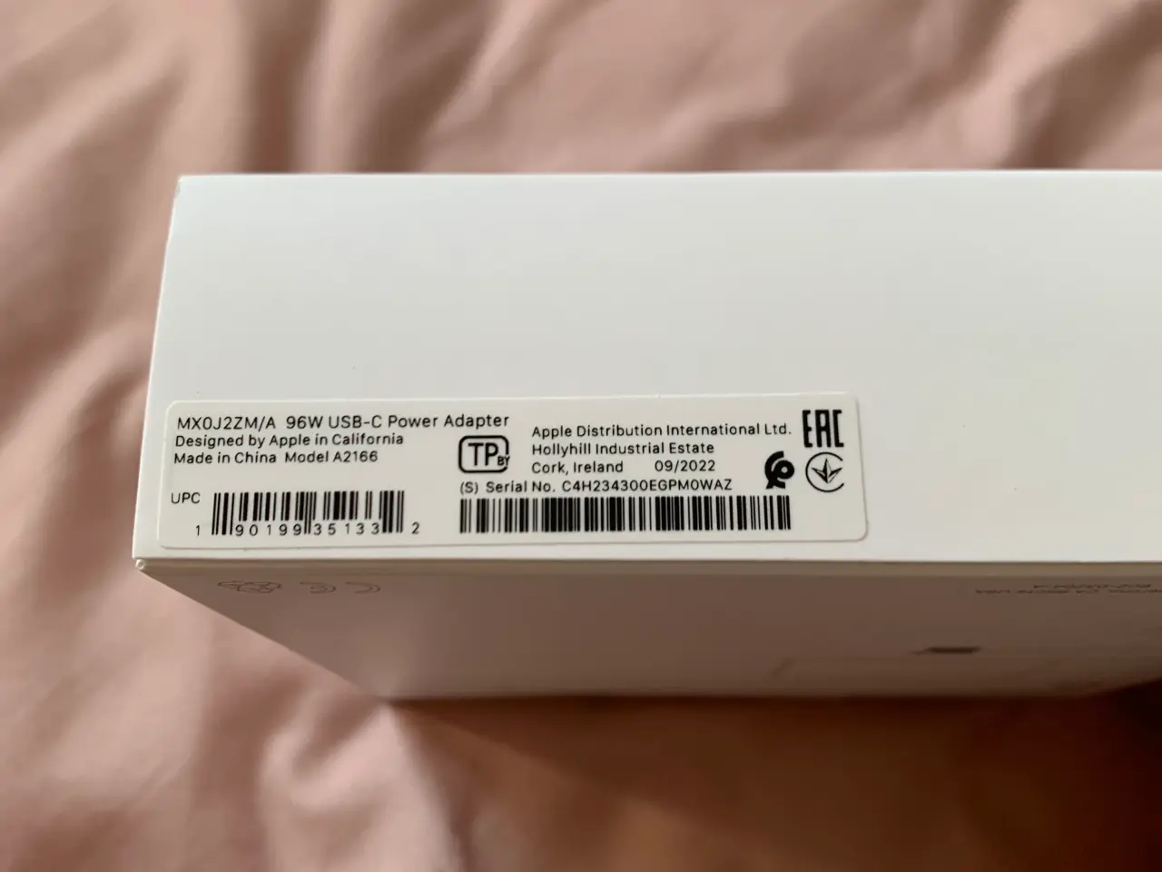 Billede 3 - Helt ny, uåbnet Apple USB‑C strømforsyning 96W hvi