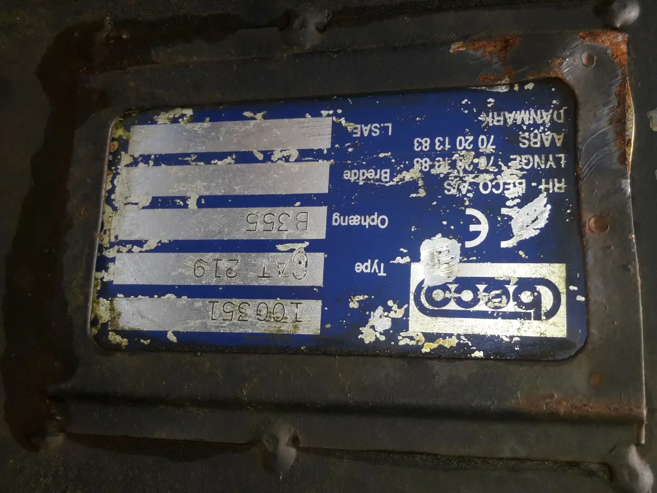 Billede 5 - BECO ophæng B35,5 CAT 219