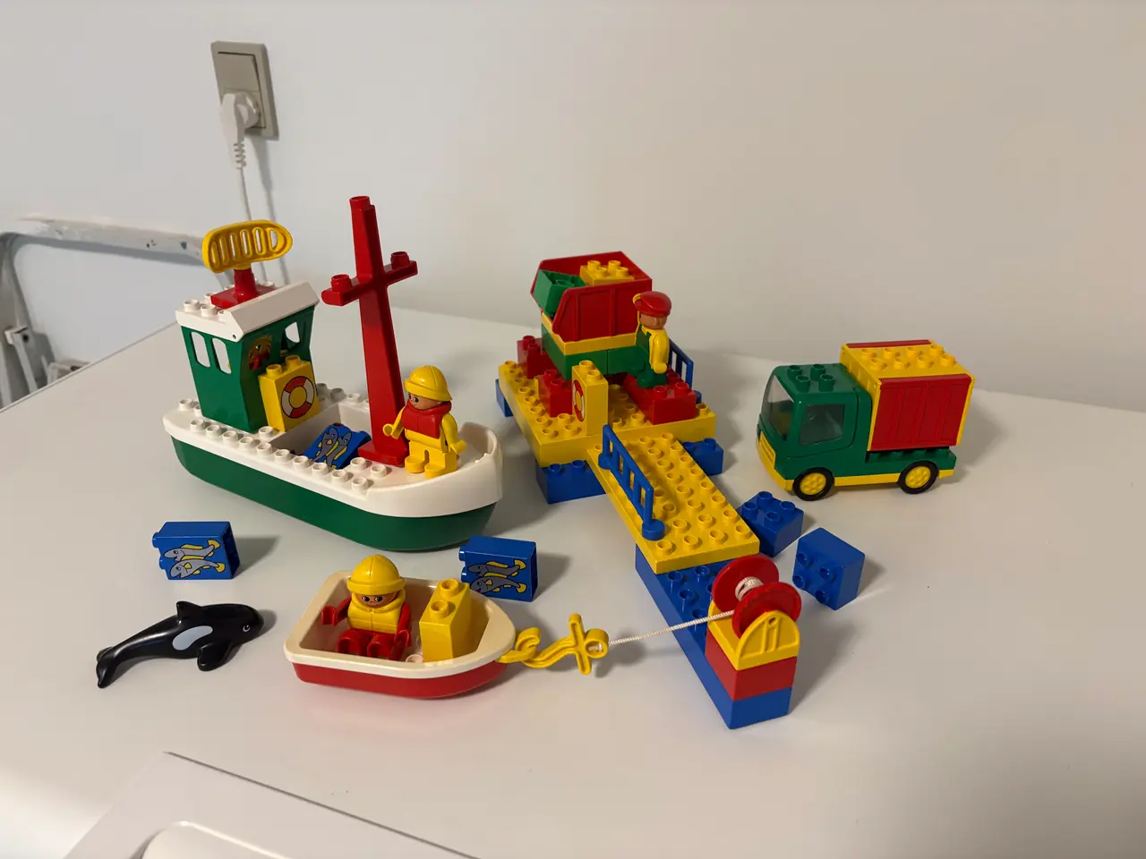 Billede 1 - LEGO DUPLO 2687 Harbor (1997) - komplet og flot st
