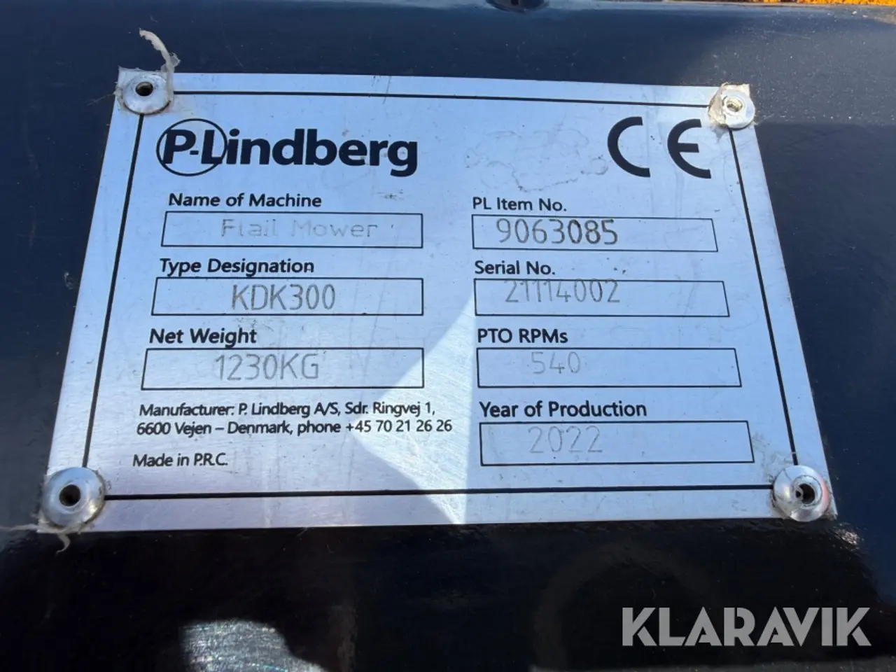 Billede 4 - Slagleklipper P. Lindberg AHEAD KDK300
