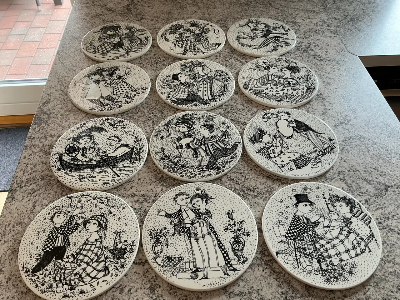 Billede 1 - Bjørn Wiinblad platter