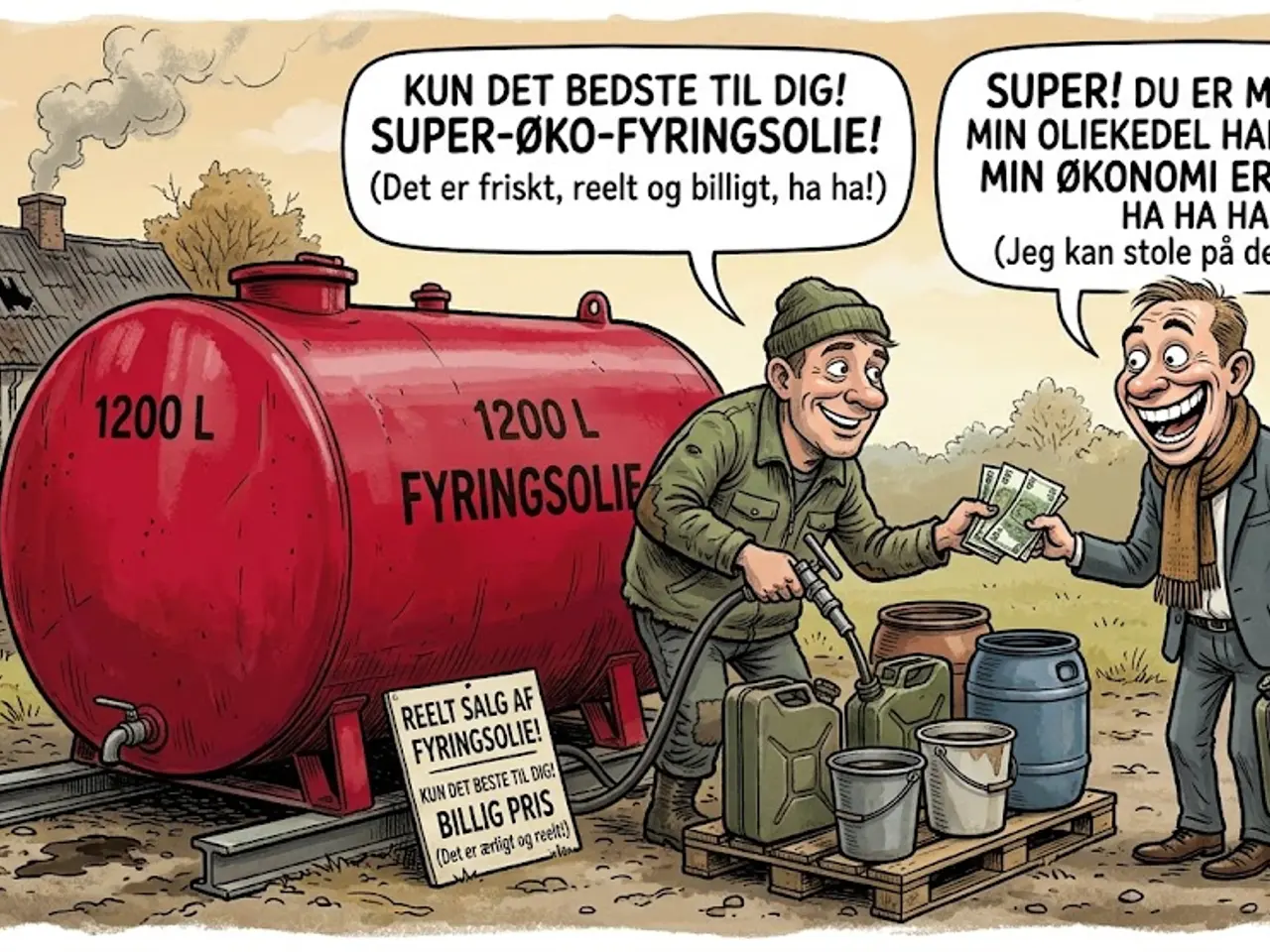 Billede 1 - Blåflamme fyringsolie