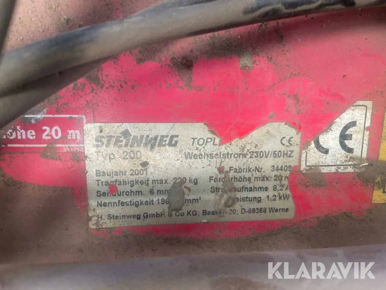Billede 8 - Elektrisk hejs Steinweg Topl typ 200