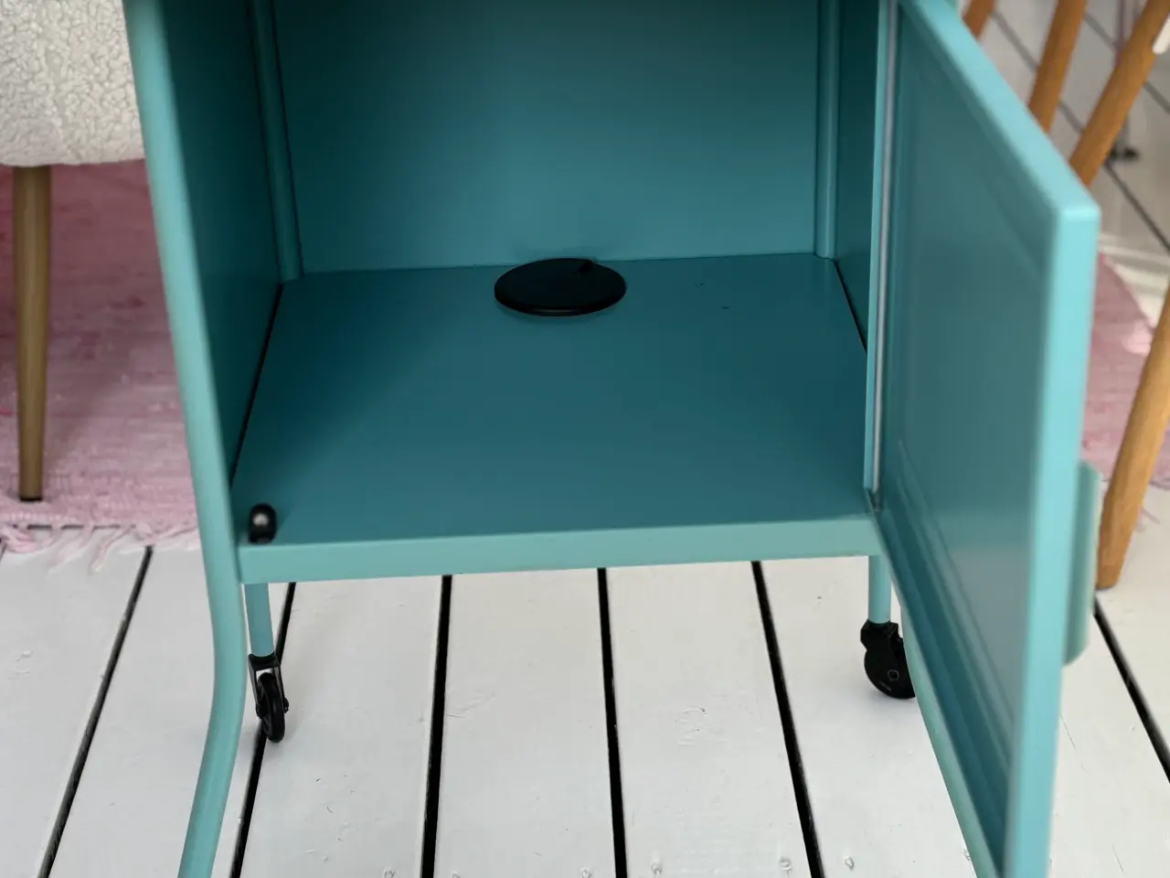 Billede 3 - IKEA metal senge-bord, mintgrøn