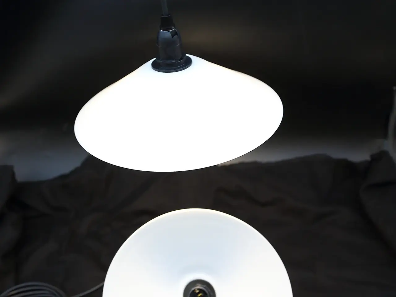 Billede 2 - 2 pendellamper med originale glasskærme 1930–40