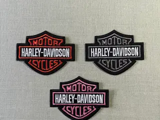 Mærker/patches med Harley-Davidson