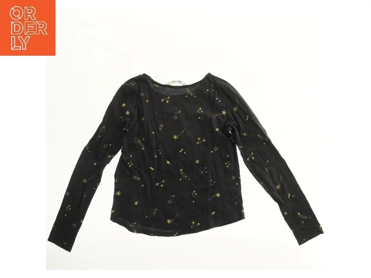 Billede 1 - Langærmet bluse med stjerner fra H&M (str. 164)