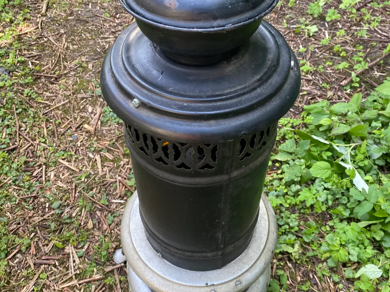Billede 3 - Gammel Petroleumskamin Original Haller