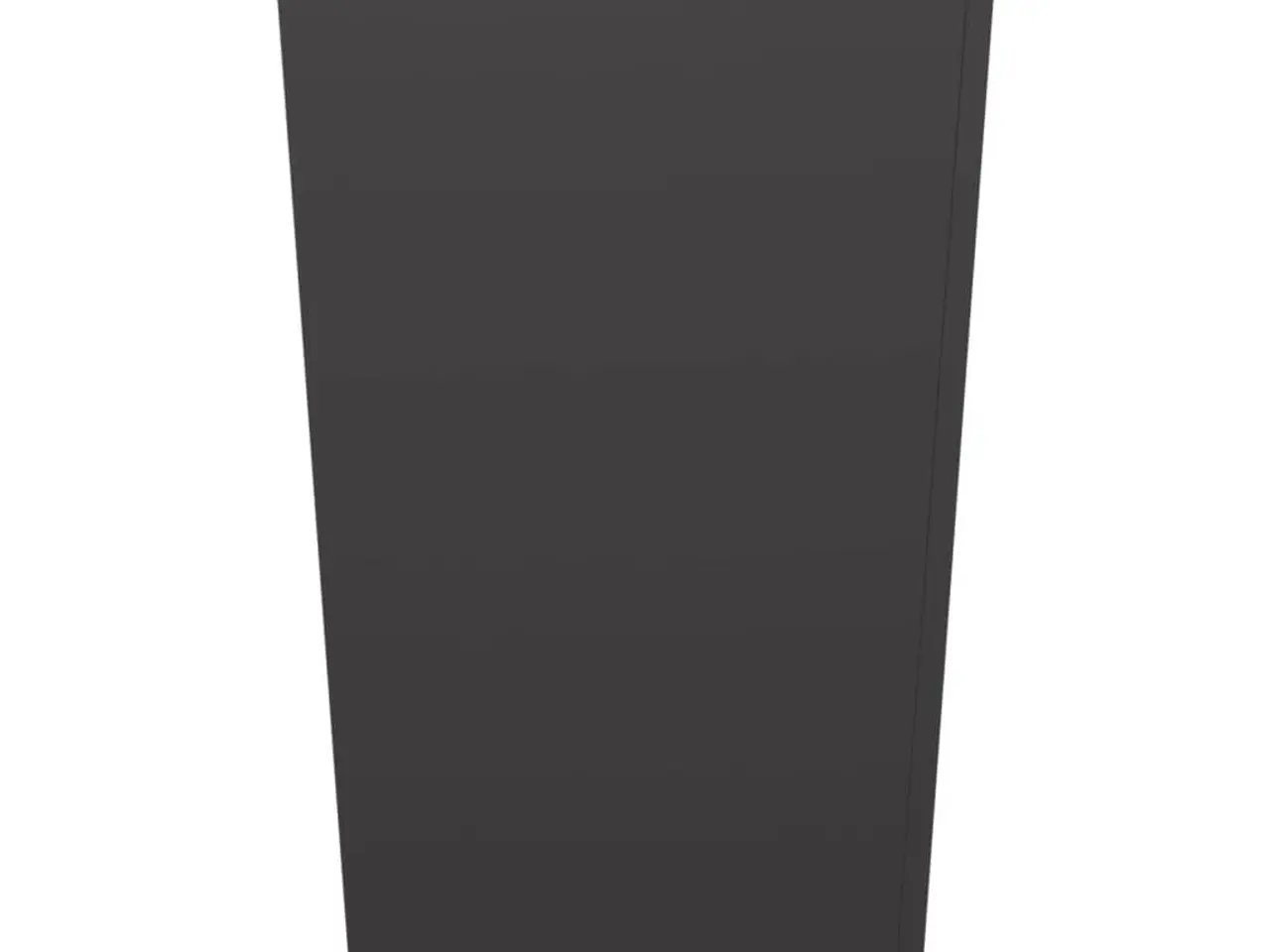 Billede 4 - Plantekrukke i stål 45 x 45 x 75 cm - sort