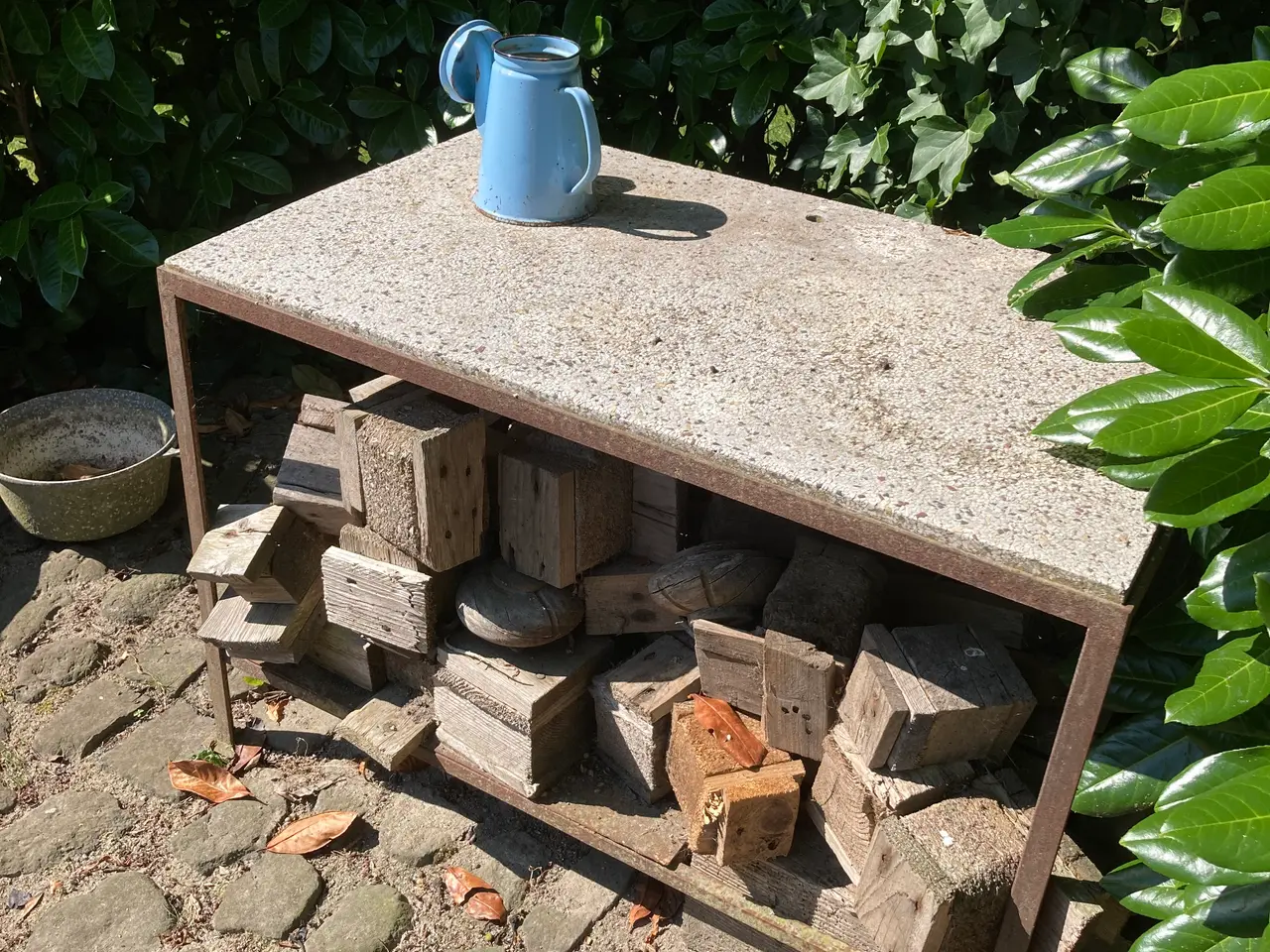 Billede 1 - udekøkken - terrazzo gaskogebord