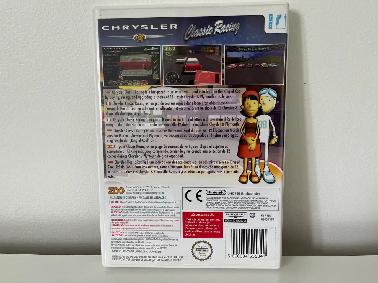 Billede 4 - Chrysler Classic Rasing spil Nintendo Wii