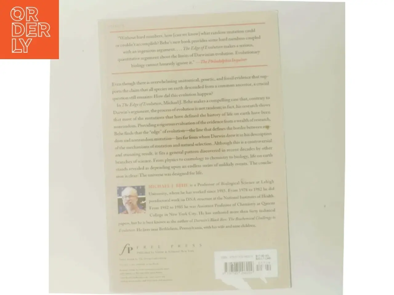 Billede 3 - The Edge of Evolution af Michael J. Behe (Bog)