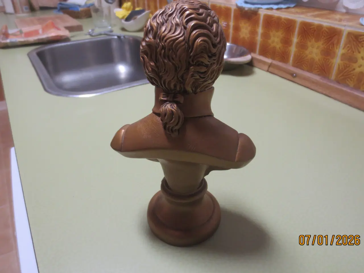 Billede 5 - 1 stk Mozart Bust Statue