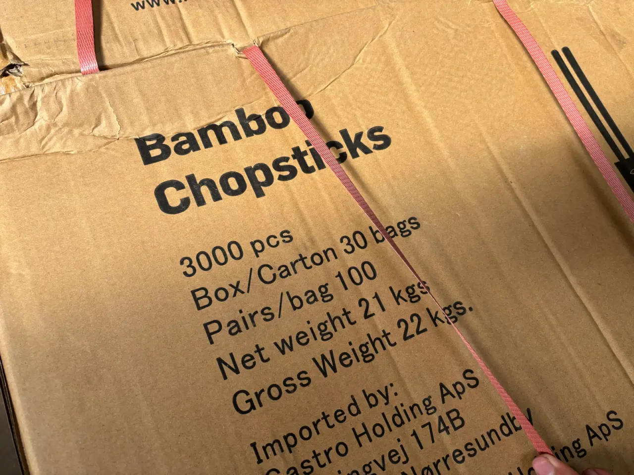 Billede 3 - Chopsticks 27.000 par i bambus - Pris: 9.500 kr.