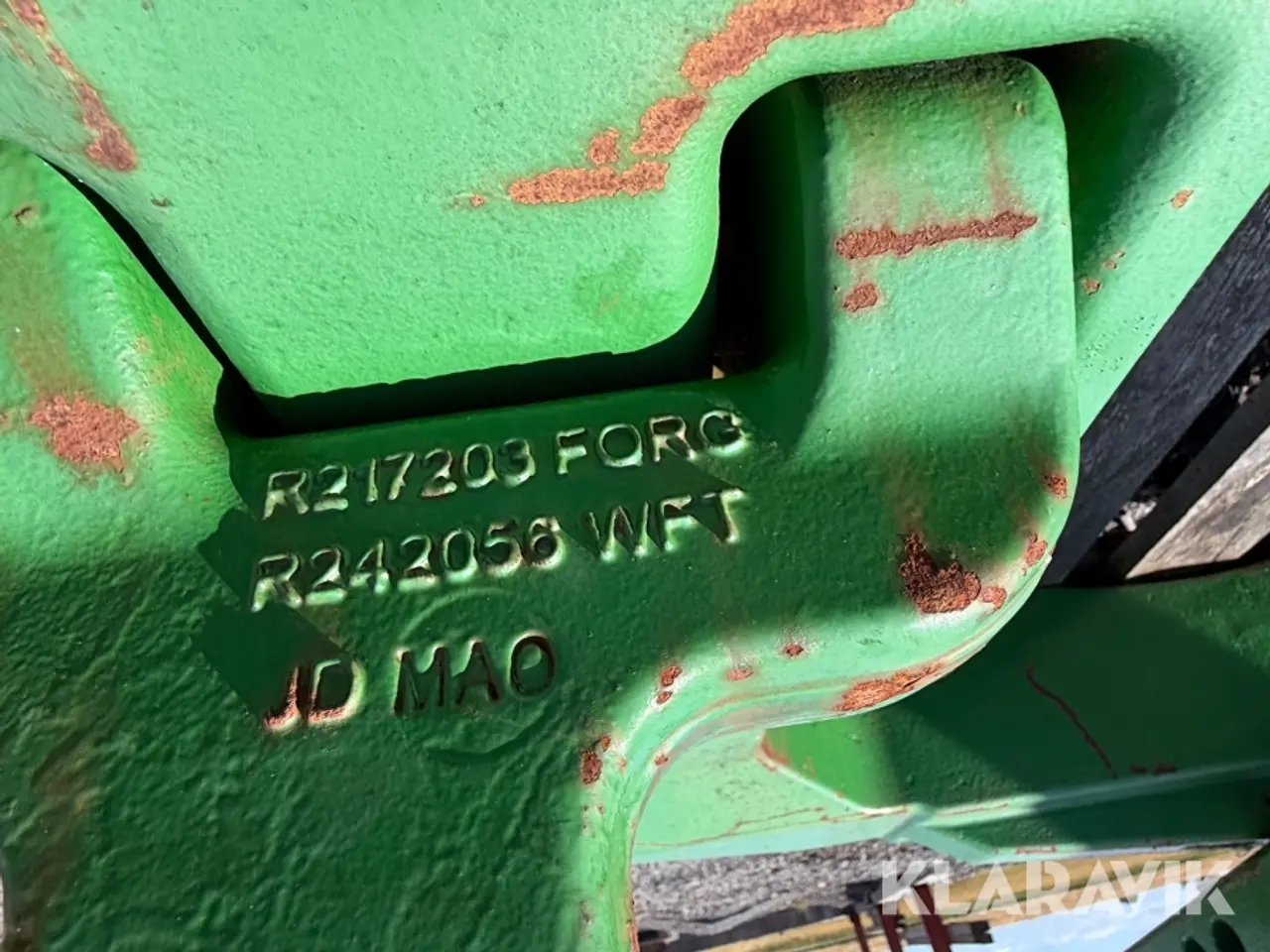 Billede 11 - Trepunktsophæng og Trækstang John Deere