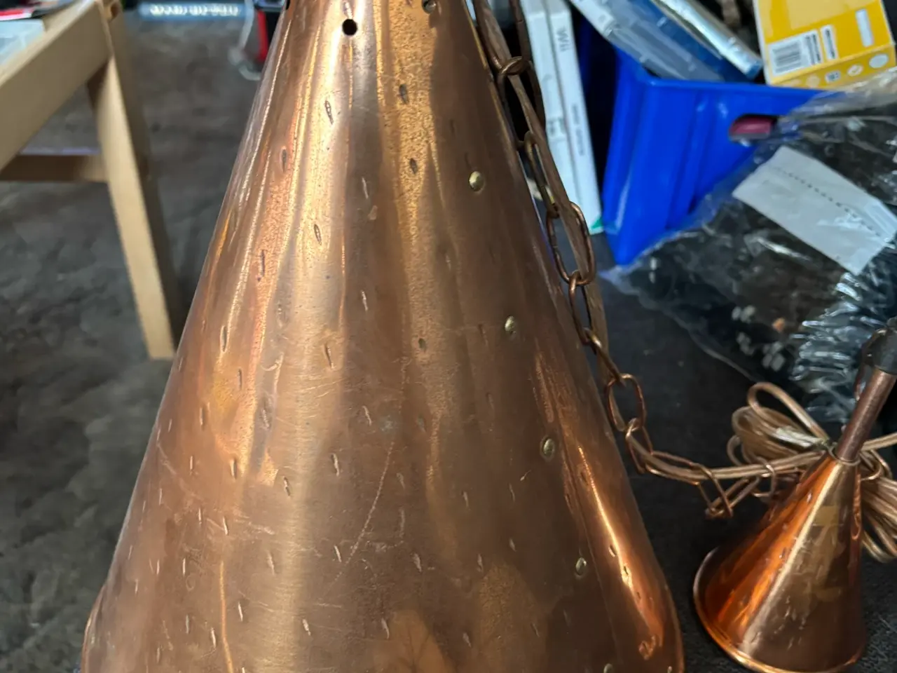 Billede 7 - LB denmark kobber loftlampe