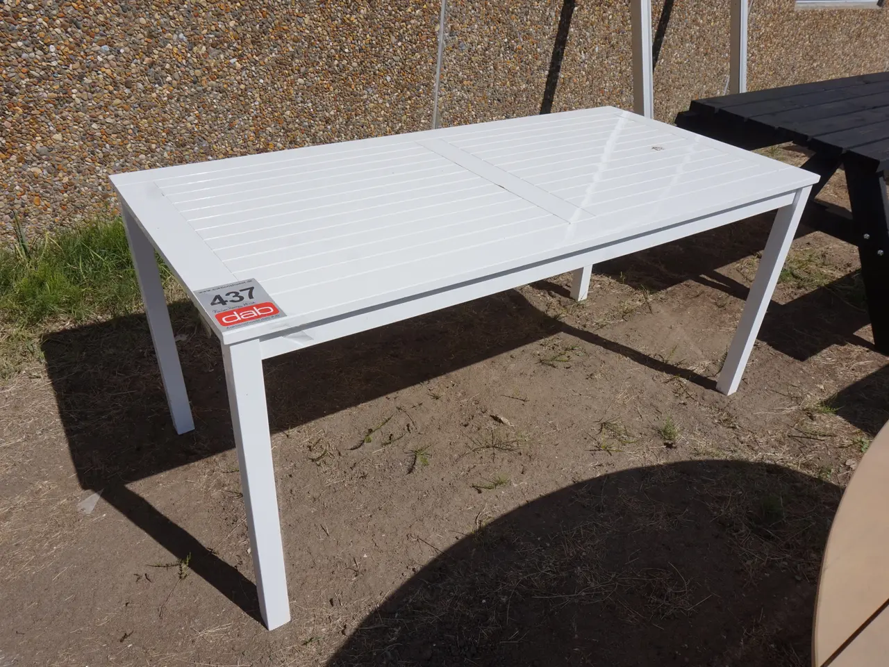 Billede 3 - Rosenborg Classic havebord Hvid 165x80 cm