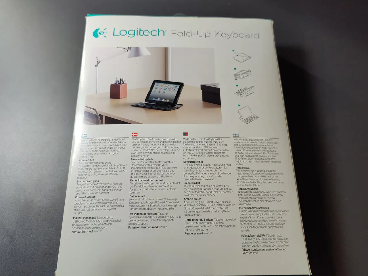 Billede 2 - Logitech - Fold-Up Keyboard