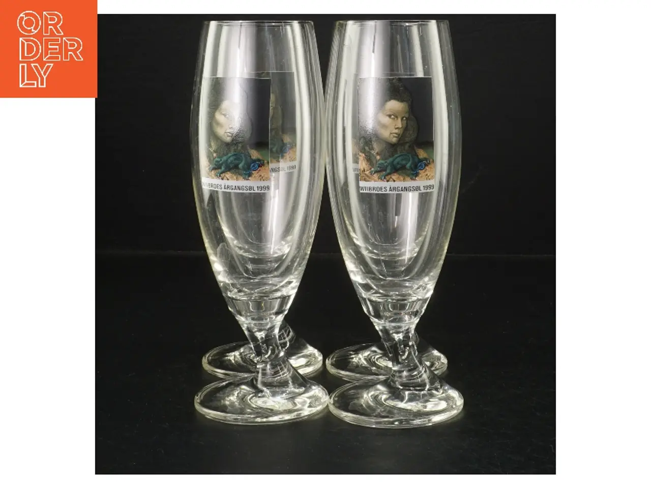 Billede 1 - Ølglas (str. 20 cm)