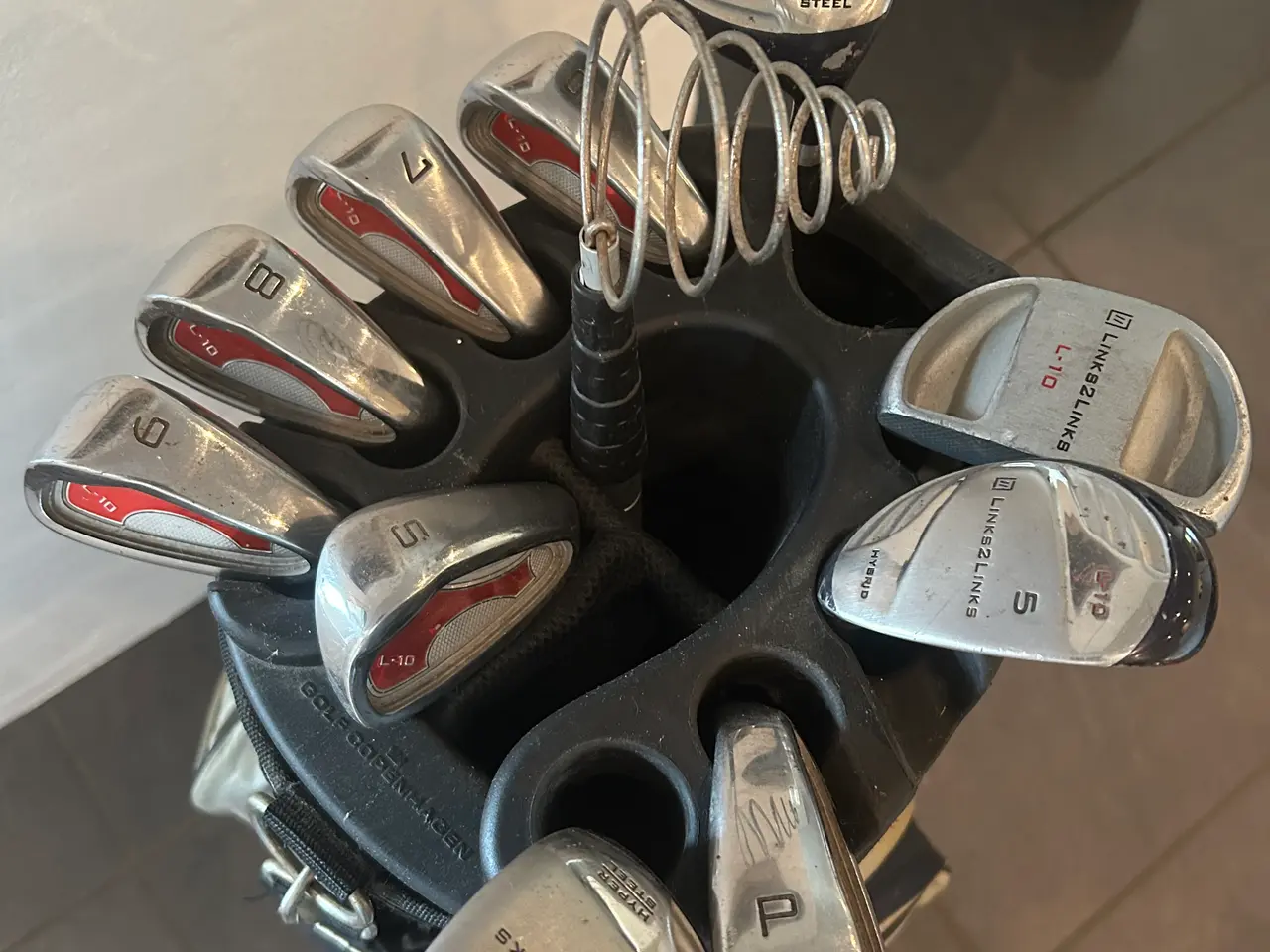 Billede 5 - Golftaske med diverse tilbehør