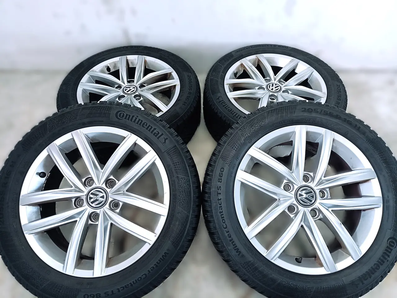 Billede 3 - 5x112 16" ET45 nav 57,1ø AUDI/SEAT/VW vinterdæk
