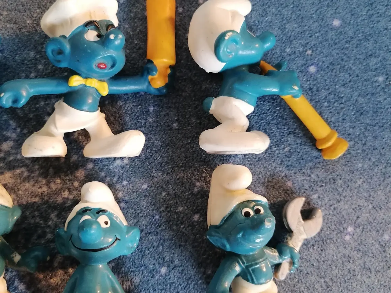 Billede 5 - 9 Smølfefigurer fra Schleich - Peyo Bully