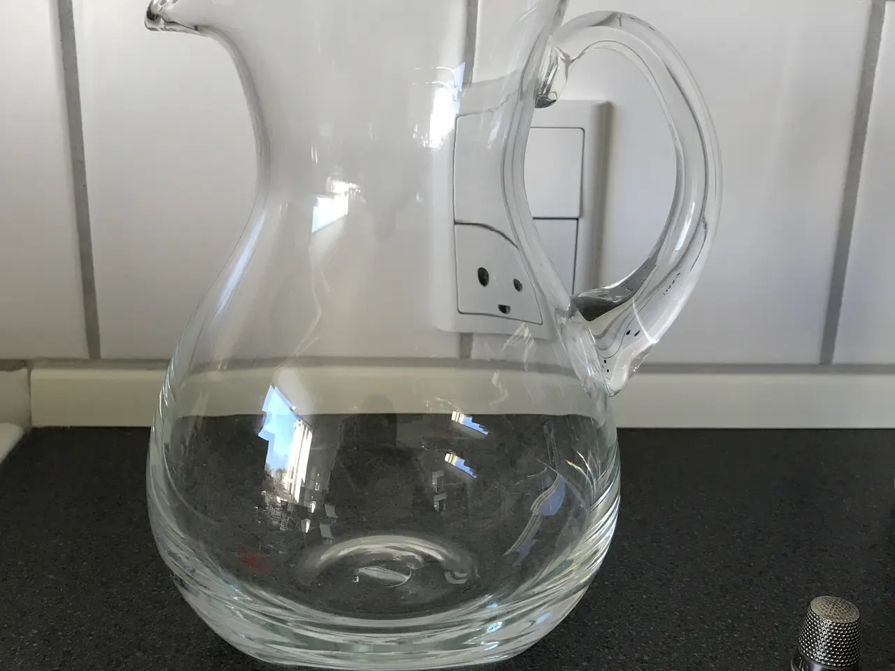 Billede 1 - Glaskande fra svenske Reijmyre, rummer 1 liter