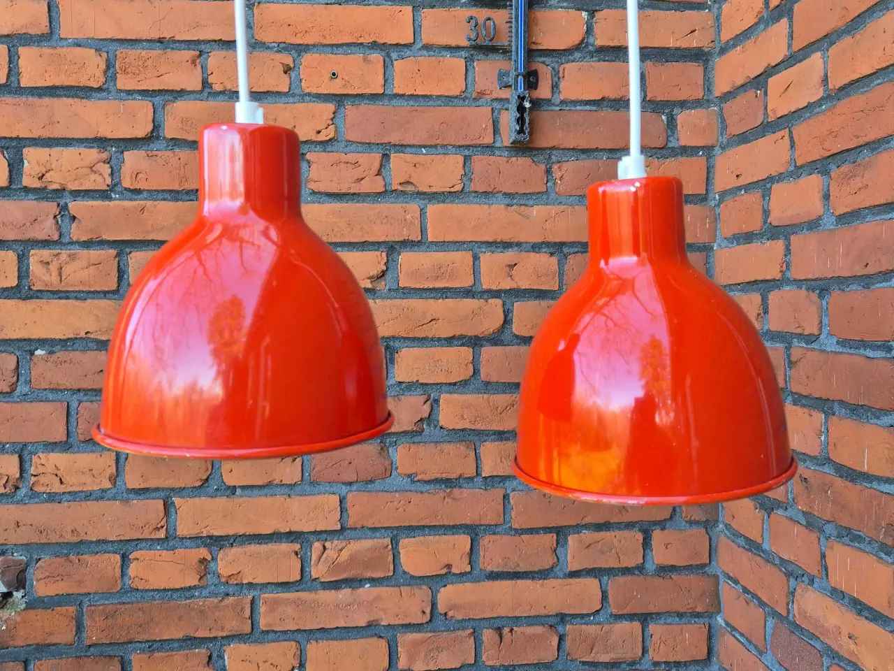 Billede 1 - Luxo-lamper med patina på toppen 