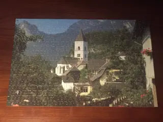 Bjerglandsby, Salzkammergut, puslespil 500 brikker