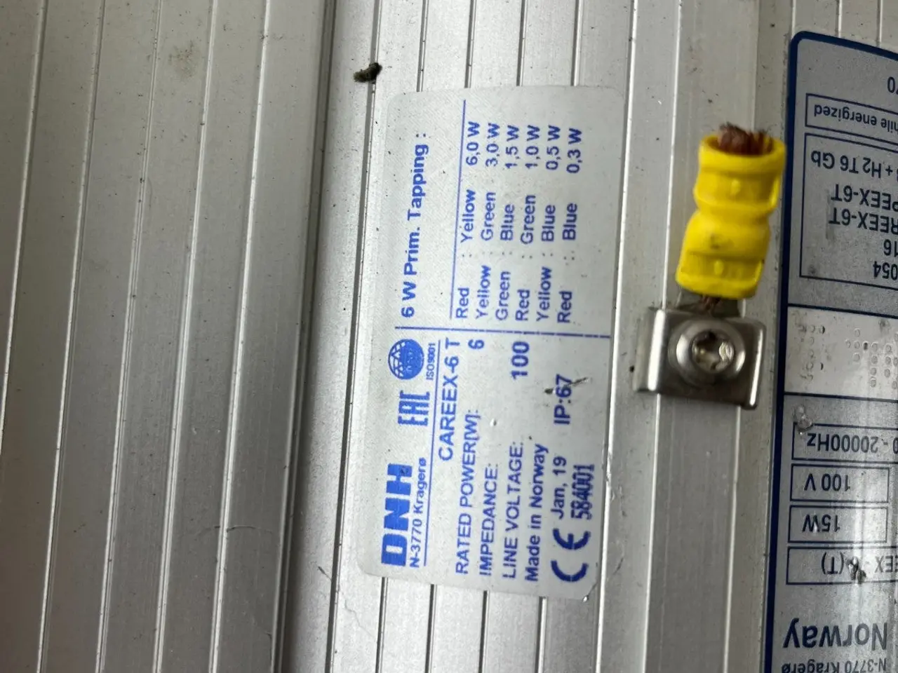 Billede 4 - DNH CAREEX-6T CAPEEX-6T Ex Cabinet Loudspeaker 6W