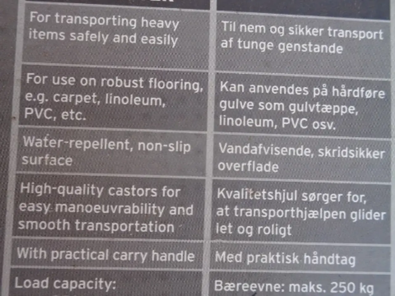 Billede 3 - Transportbræt / møbelhund