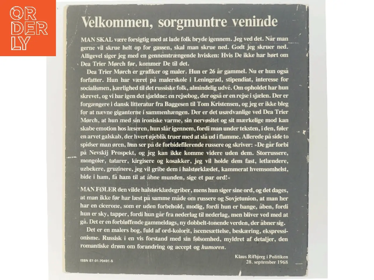 Billede 3 - Sorgmunter socialisme af Dea Trier Mørch (Bog)