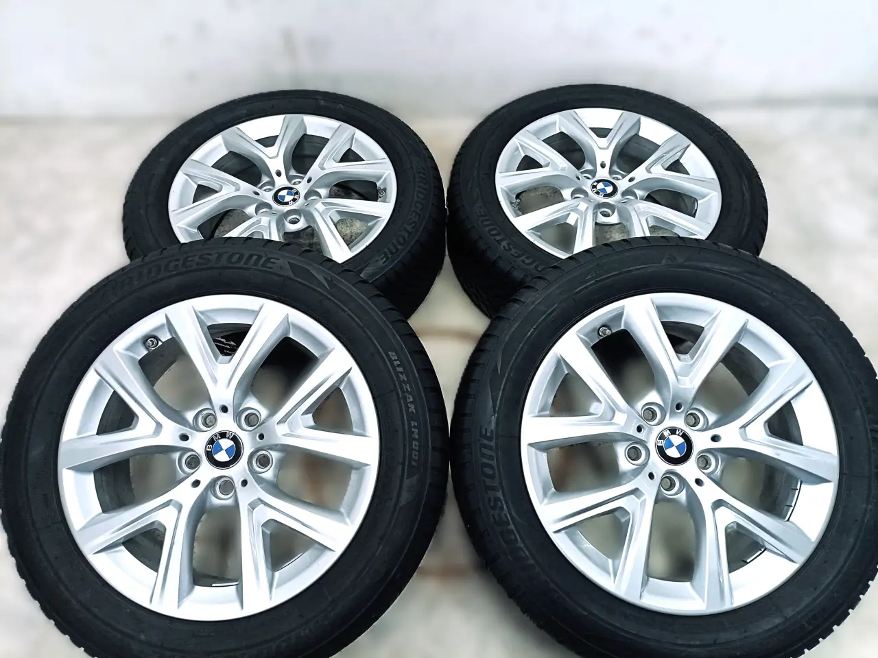 Billede 3 - 5x112 17" ET39 nav 66,6ø BMW vintersæt inkl.TPMS -