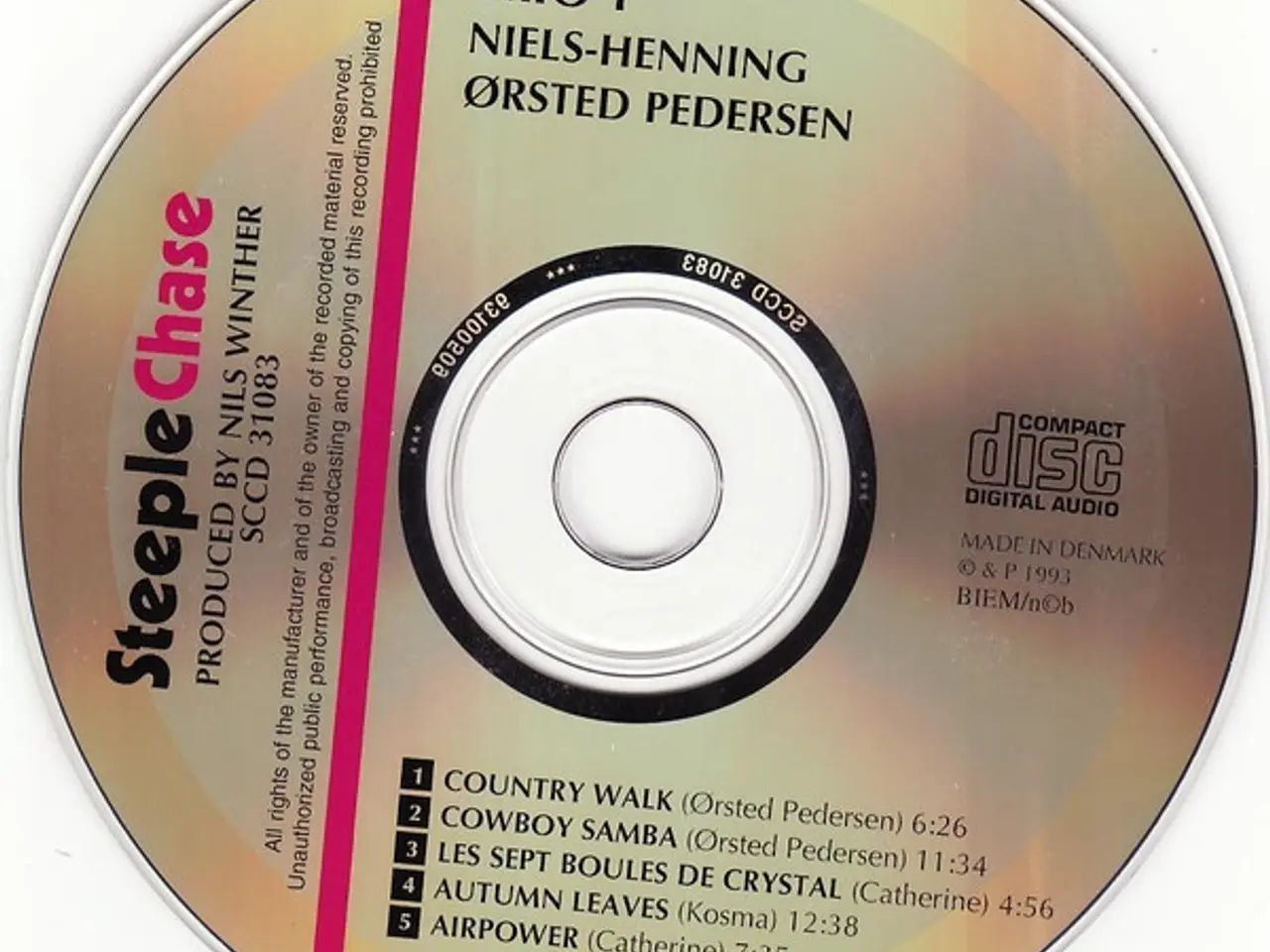Billede 3 - Niels-Henning Ørsted Pedersen Trio – Trio 1 – CD