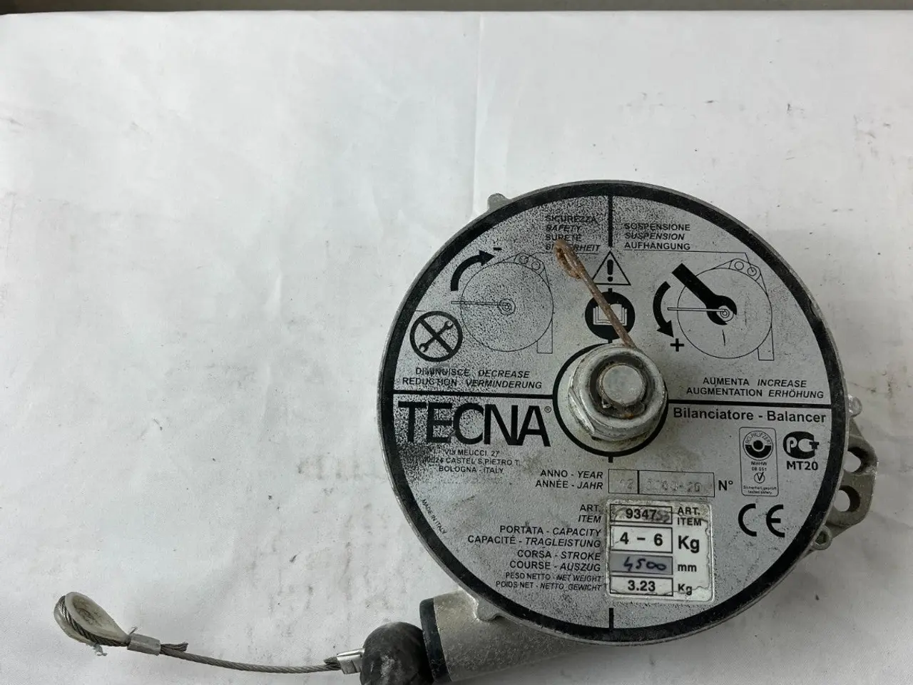 Billede 2 - Tecna 9347S Tool Balancer 4–6 kg 4500 mm Spring