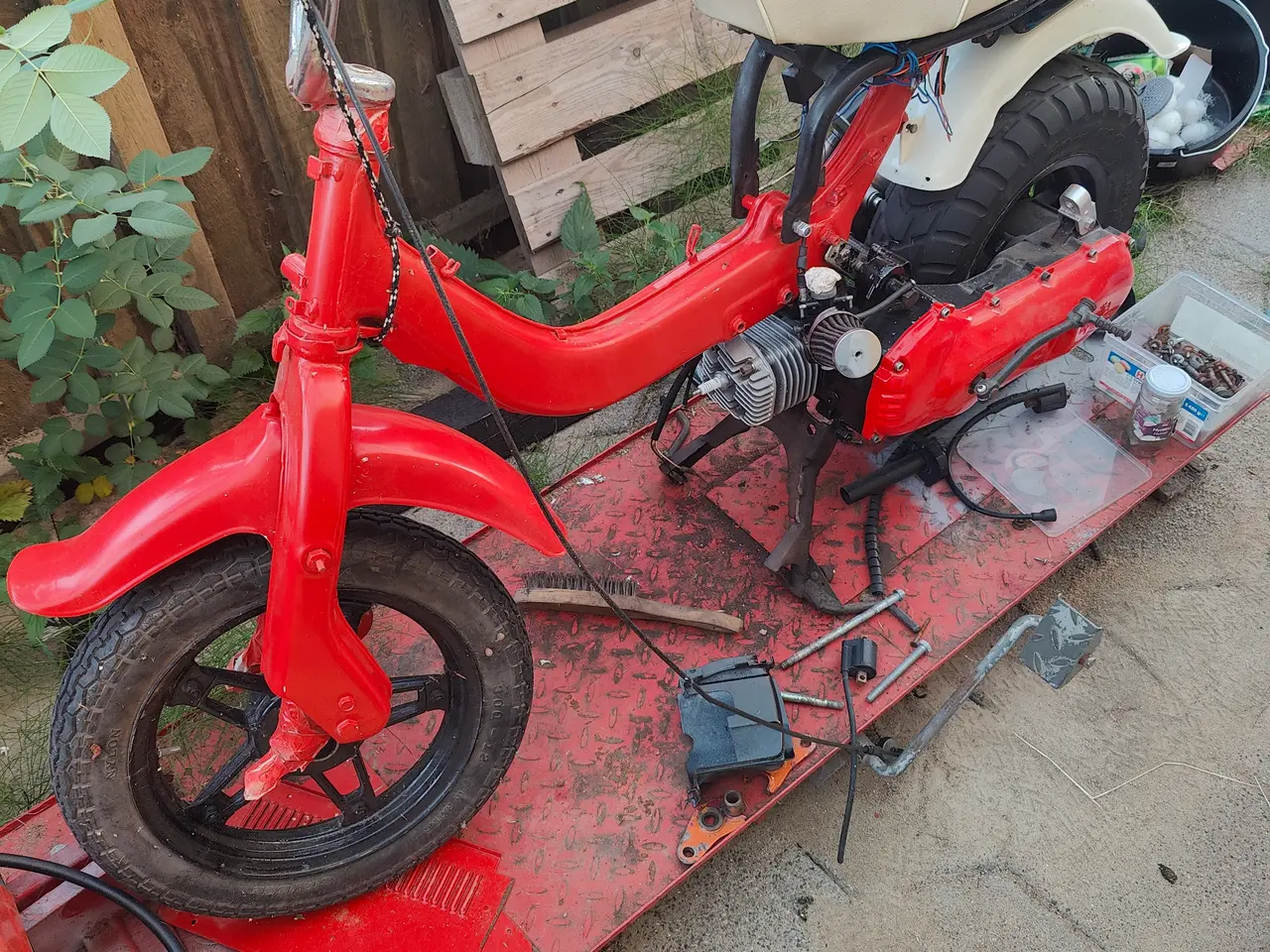 Billede 1 - Suzuki fz50 projekt lang minarelli 