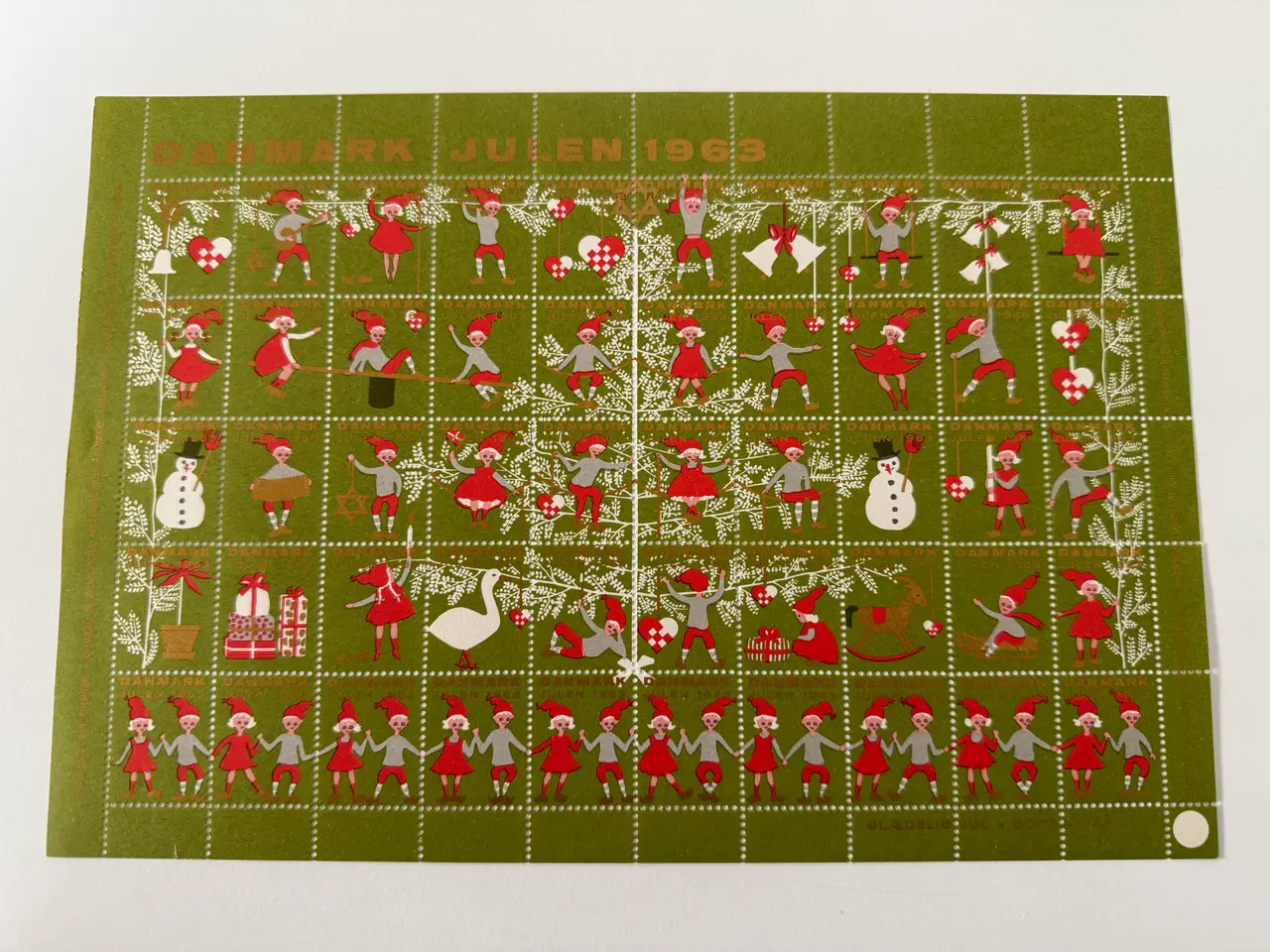 Billede 4 - Julemærkeark 1960-1960