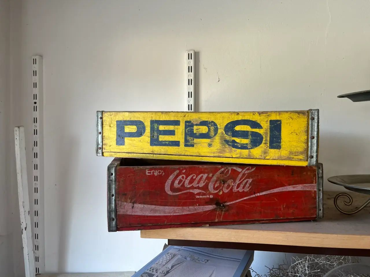 Billede 3 - Gamle Coca Cola og Pepsi kasser