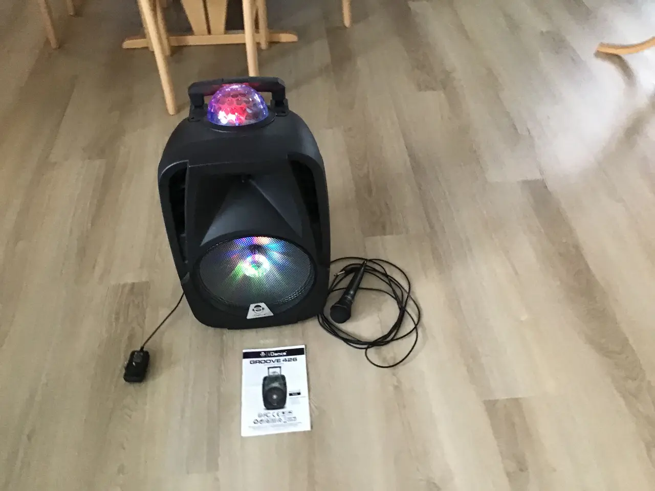 Billede 12 - Party højtaler Groove med Bluetooth,med microfon.
