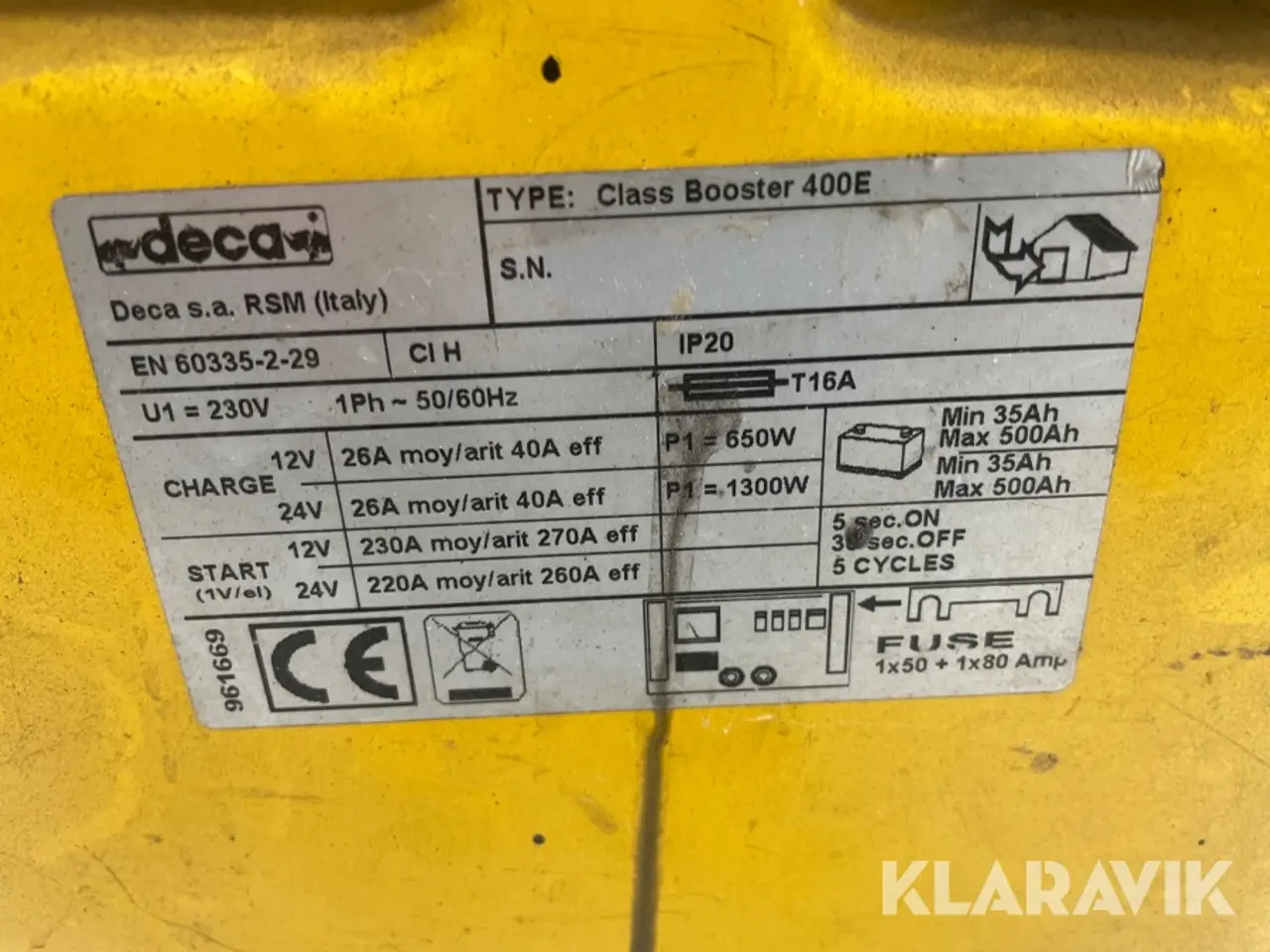 Billede 7 - Batterilader Deca Class 400E
