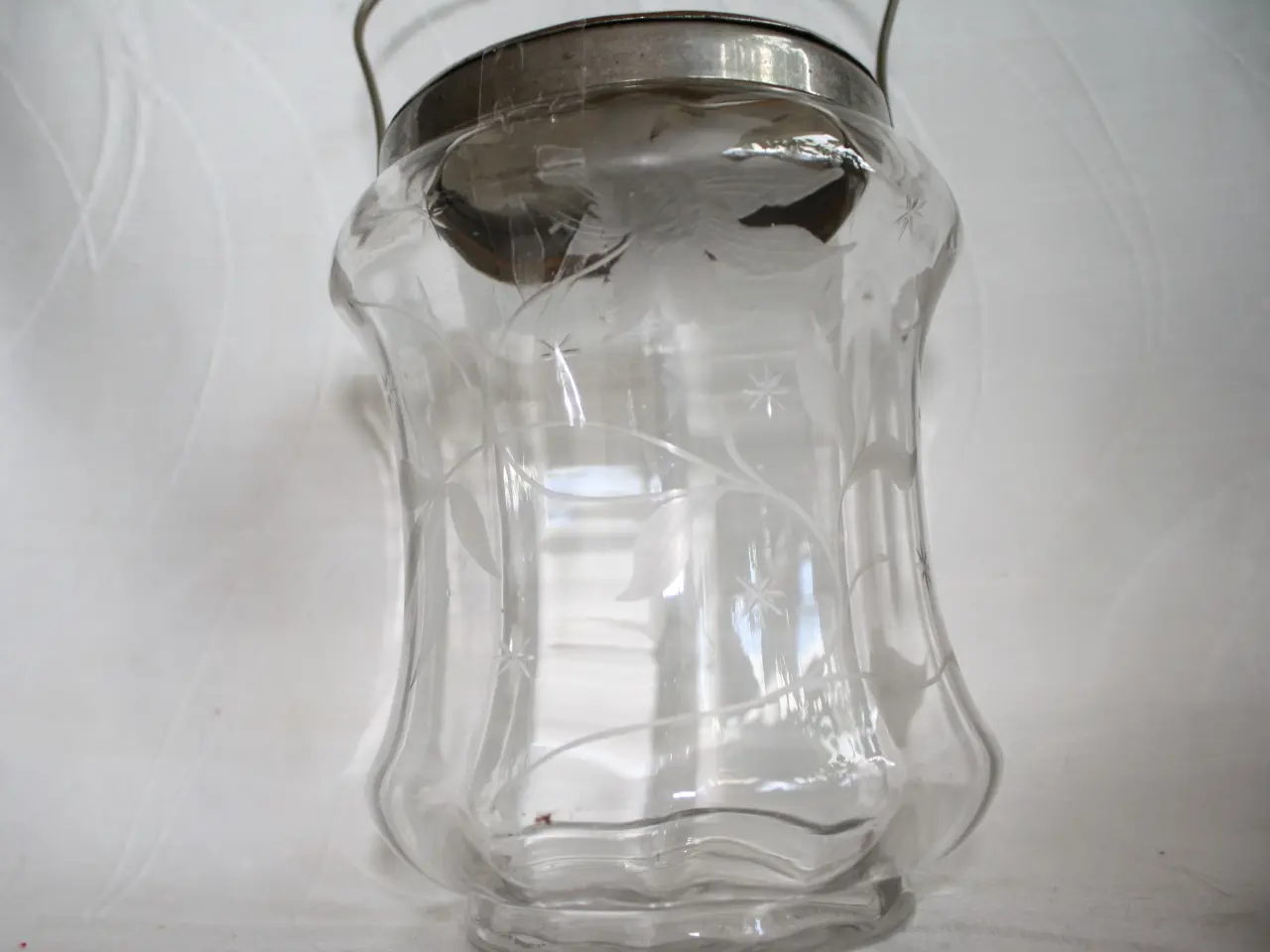 Billede 6 - Kiksespand af klart glas