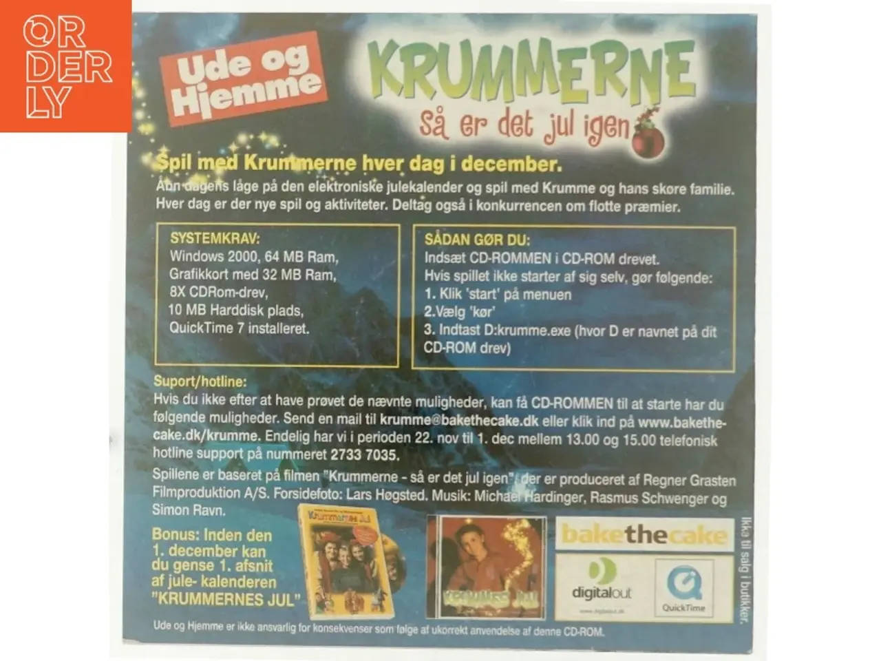 Billede 3 - Krummerne - så er det jul igen Julekalenderspil (CD-Rom)
