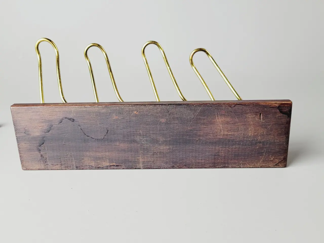 Billede 8 - ⭐️· Vintage pibestativ i palisander og messing