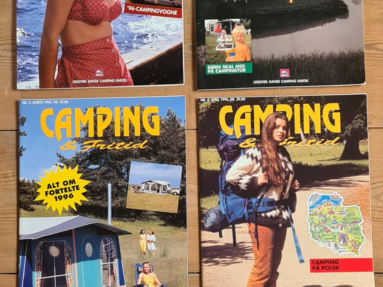 Billede 2 - Camping & Fritid magasiner 1996 9 blade