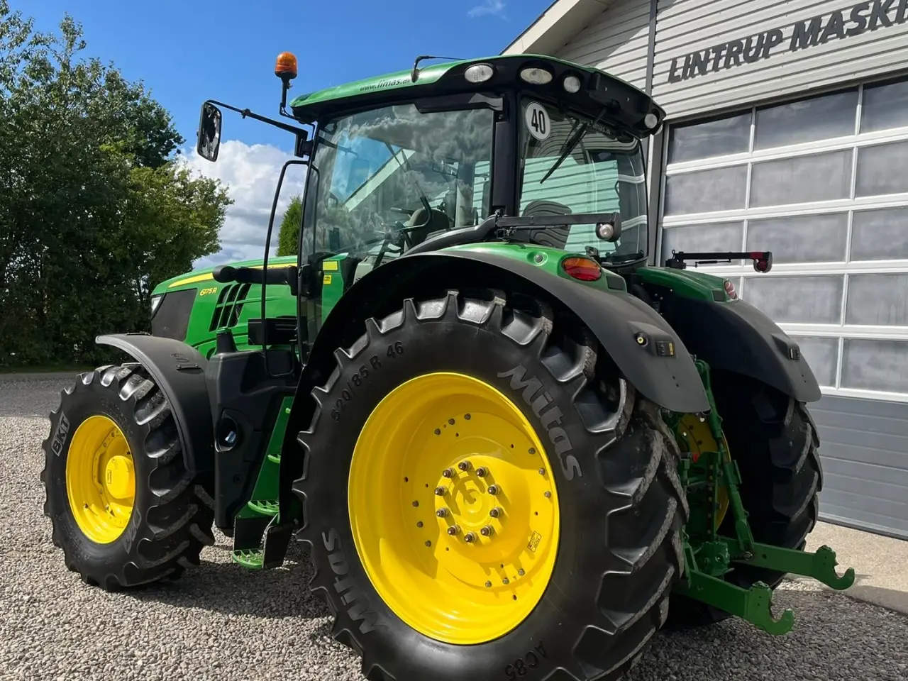 Billede 3 - John Deere 6175R Med frontlift og frontPTO samt luft anlæg