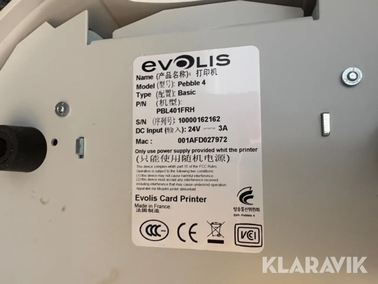 Billede 11 - Plastkortprinter Evolis Pebble 4 3 styk