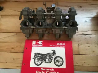 Kawasaki Z500 kaburatorer