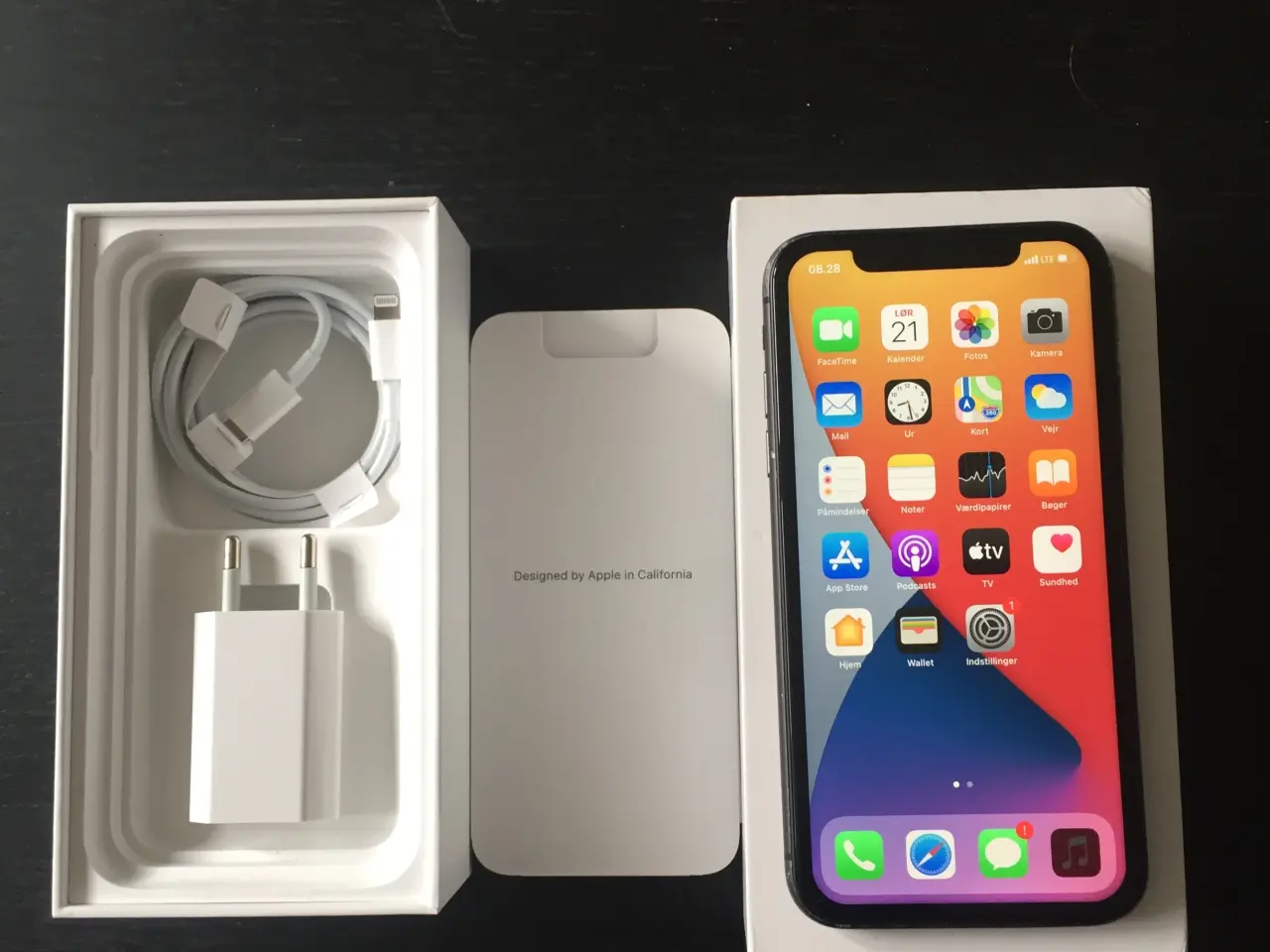 Billede 1 - Iphone XS sort 256GB.