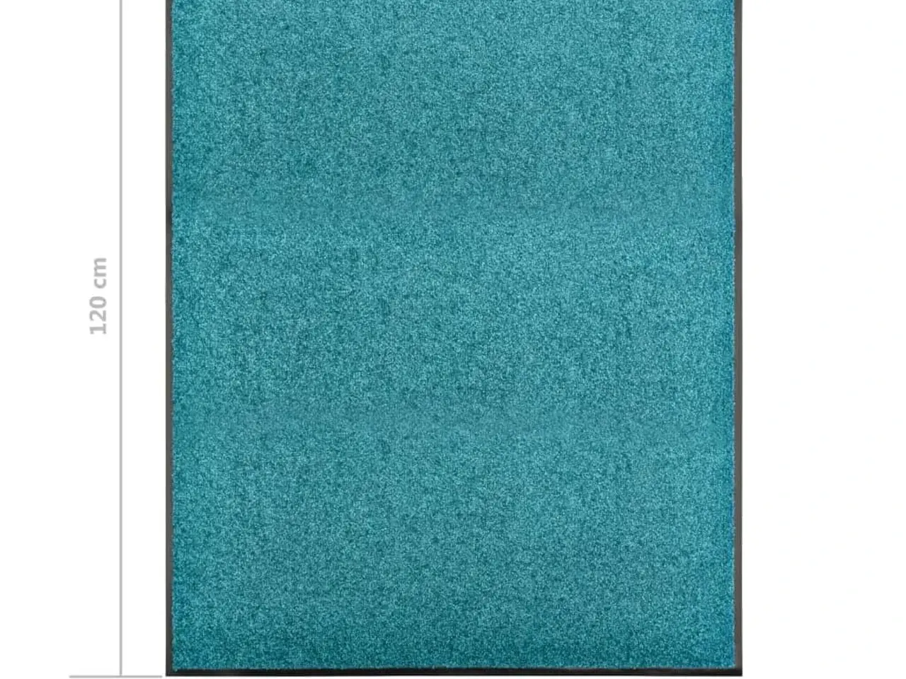 Billede 6 - Vaskbar dørmåtte 120 x 90 cm - cyanblå