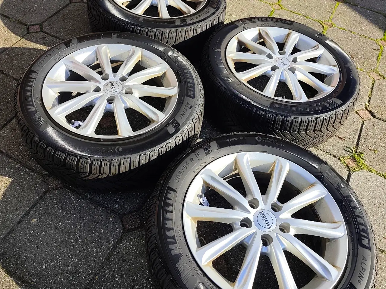 Billede 15 - Michelin Alpine vinterdæk med alufælge